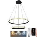 LED Prigušivi luster na sajli LED/75W/230V 3000-6500K + Daljinski upravljač