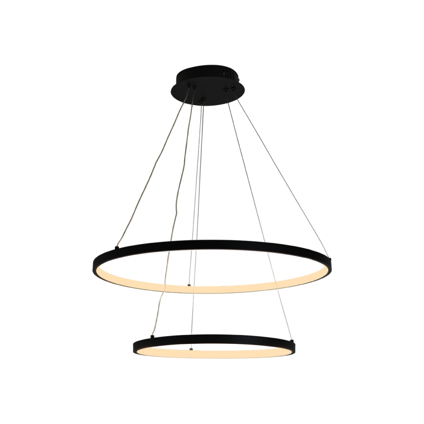 LED Prigušivi luster na sajli LED/75W/230V 3000-6500K pr. 60 cm + Daljinski upravljač