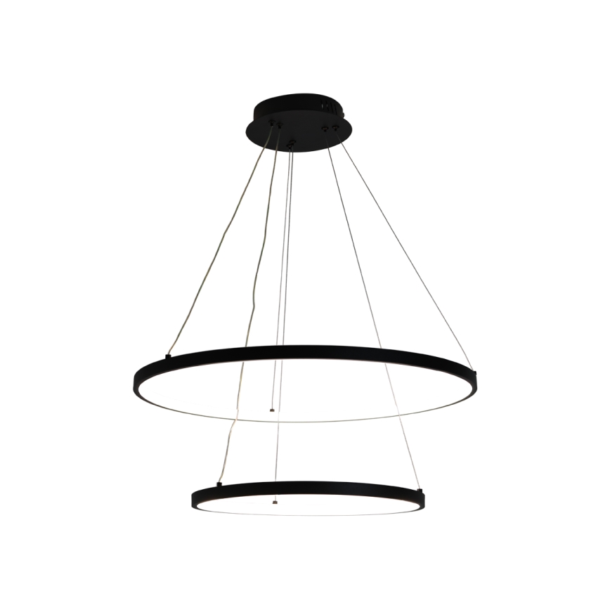 LED Prigušivi luster na sajli LED/75W/230V 3000-6500K pr. 60 cm + Daljinski upravljač