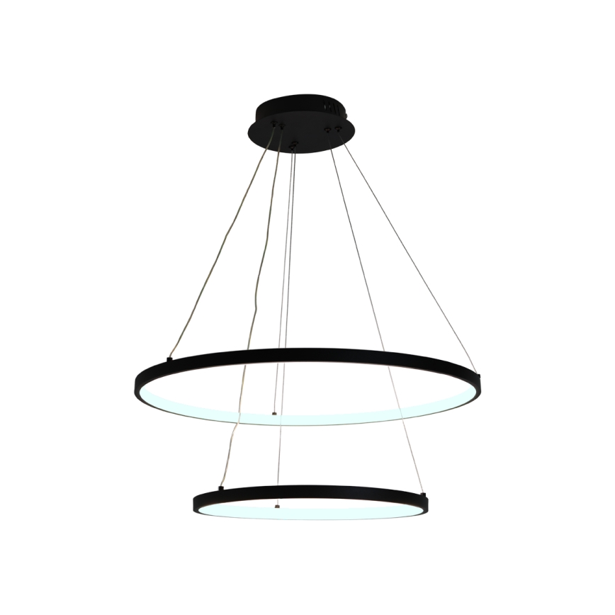 LED Prigušivi luster na sajli LED/75W/230V 3000-6500K pr. 60 cm + Daljinski upravljač