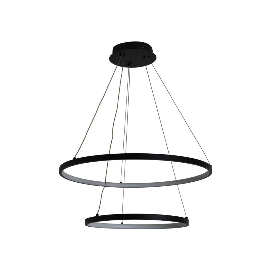 LED Prigušivi luster na sajli LED/75W/230V 3000-6500K pr. 60 cm + Daljinski upravljač