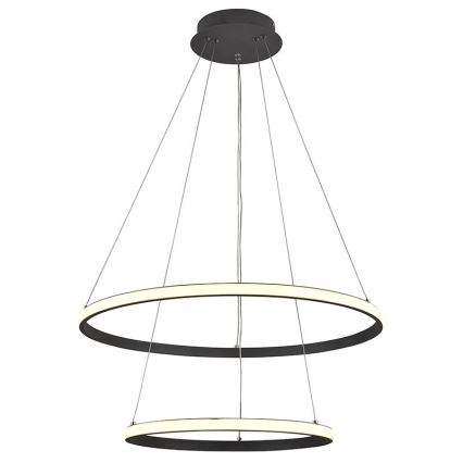 LED Prigušivi luster na sajli LED/75W/230V 3000-6500K pr. 60 cm + Daljinski upravljač