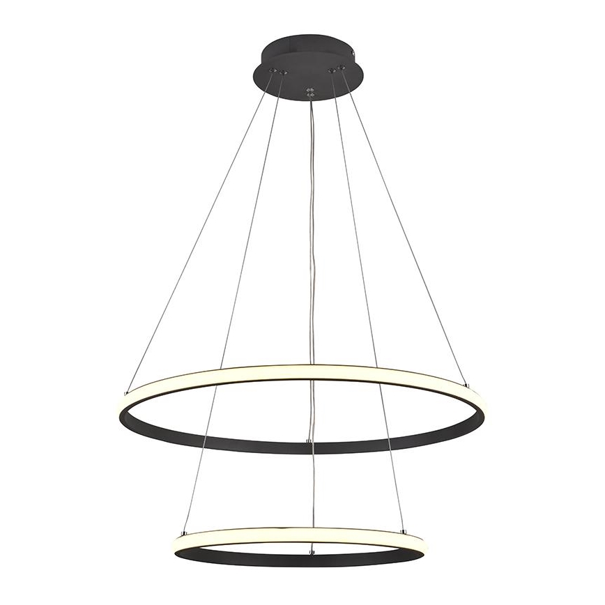LED Prigušivi luster na sajli LED/75W/230V 3000-6500K pr. 60 cm + Daljinski upravljač