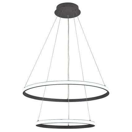 LED Prigušivi luster na sajli LED/75W/230V 3000-6500K pr. 60 cm + Daljinski upravljač