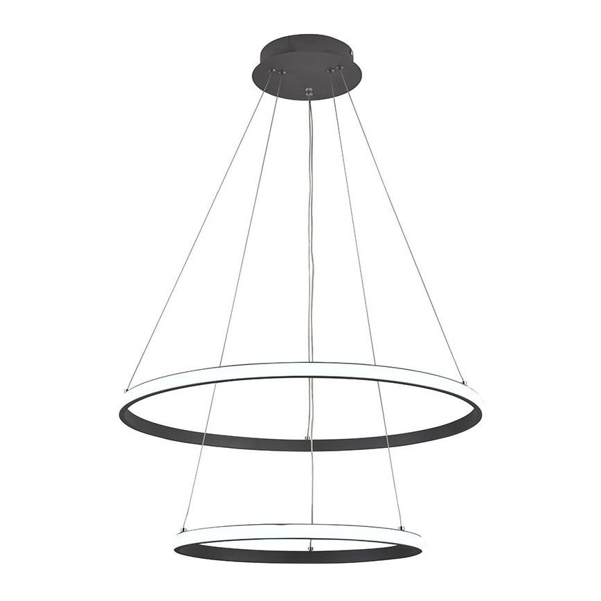 LED Prigušivi luster na sajli LED/75W/230V 3000-6500K pr. 60 cm + Daljinski upravljač