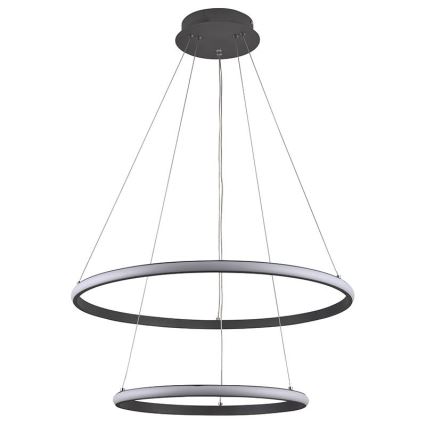 LED Prigušivi luster na sajli LED/75W/230V 3000-6500K pr. 60 cm + Daljinski upravljač