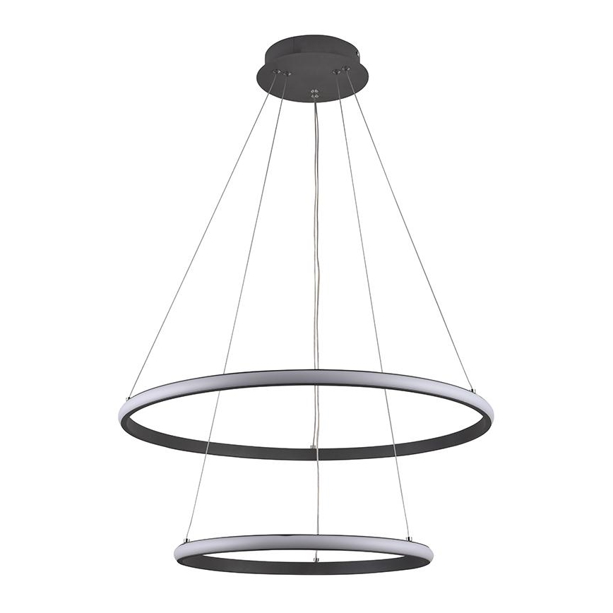 LED Prigušivi luster na sajli LED/75W/230V 3000-6500K pr. 60 cm + Daljinski upravljač