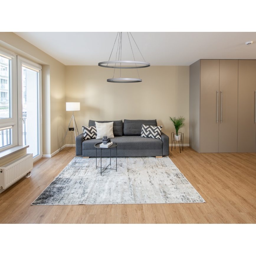LED Prigušivi luster na sajli LED/75W/230V 3000-6500K pr. 60 cm + Daljinski upravljač