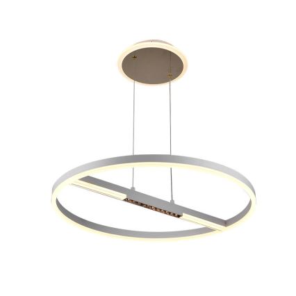 LED Prigušivi luster na sajli LED/75W/230V 3000-6500K + Daljinski upravljač