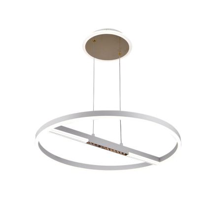 LED Prigušivi luster na sajli LED/75W/230V 3000-6500K + Daljinski upravljač