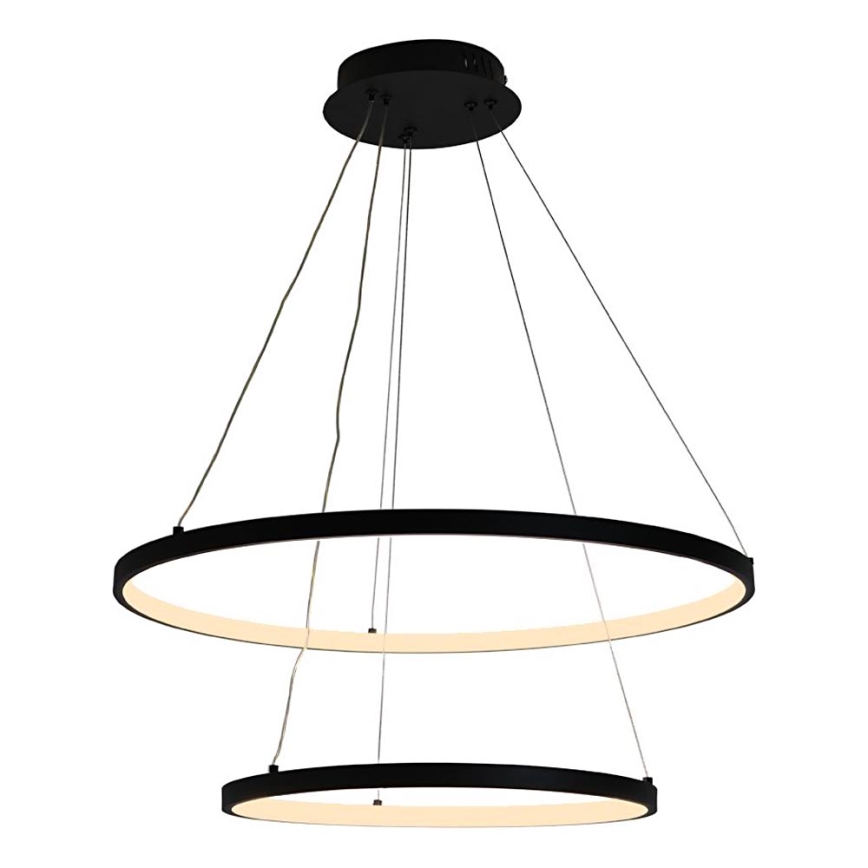 LED Prigušivi luster na sajli LED/75W/230V 3000-6500K pr. 60 cm + Daljinski upravljač