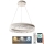 LED Prigušivi luster na sajli LED/80W/230V 3000-6500K bela + Daljinski upravljač