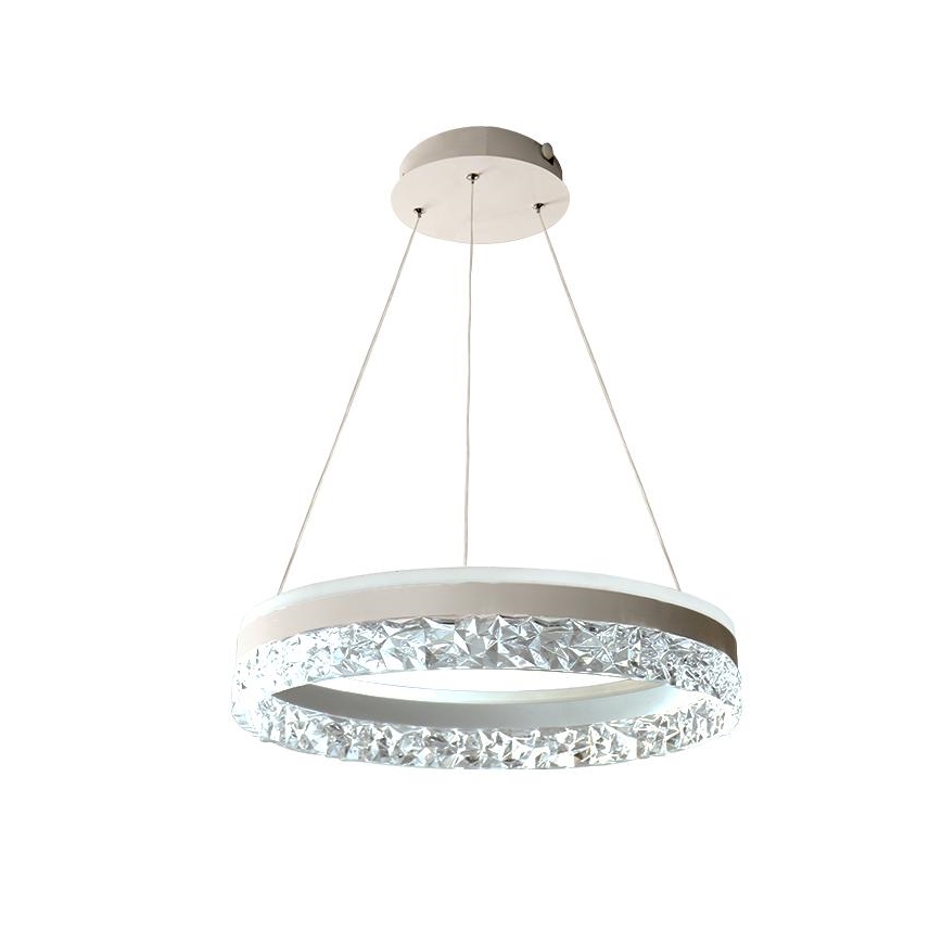 LED Prigušivi luster na sajli LED/80W/230V 3000-6500K bela + Daljinski upravljač