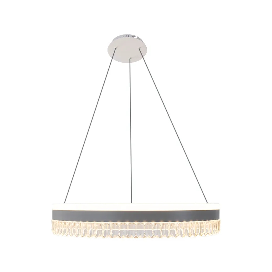 LED Prigušivi kristalni luster na sajli LED/80W/230V 3000-6500K bela + Daljinski upravljač