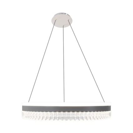 LED Prigušivi kristalni luster na sajli LED/80W/230V 3000-6500K bela + Daljinski upravljač
