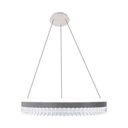 LED Prigušivi kristalni luster na sajli LED/80W/230V 3000-6500K bela + Daljinski upravljač