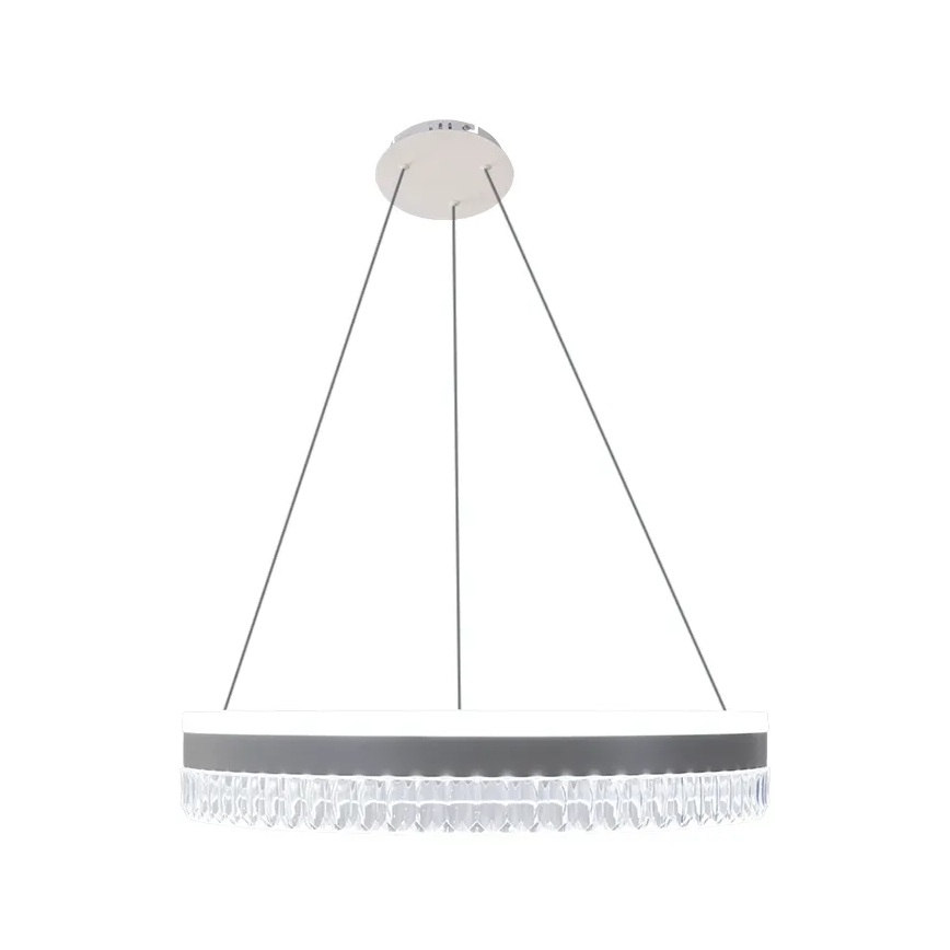 LED Prigušivi kristalni luster na sajli LED/80W/230V 3000-6500K bela + Daljinski upravljač