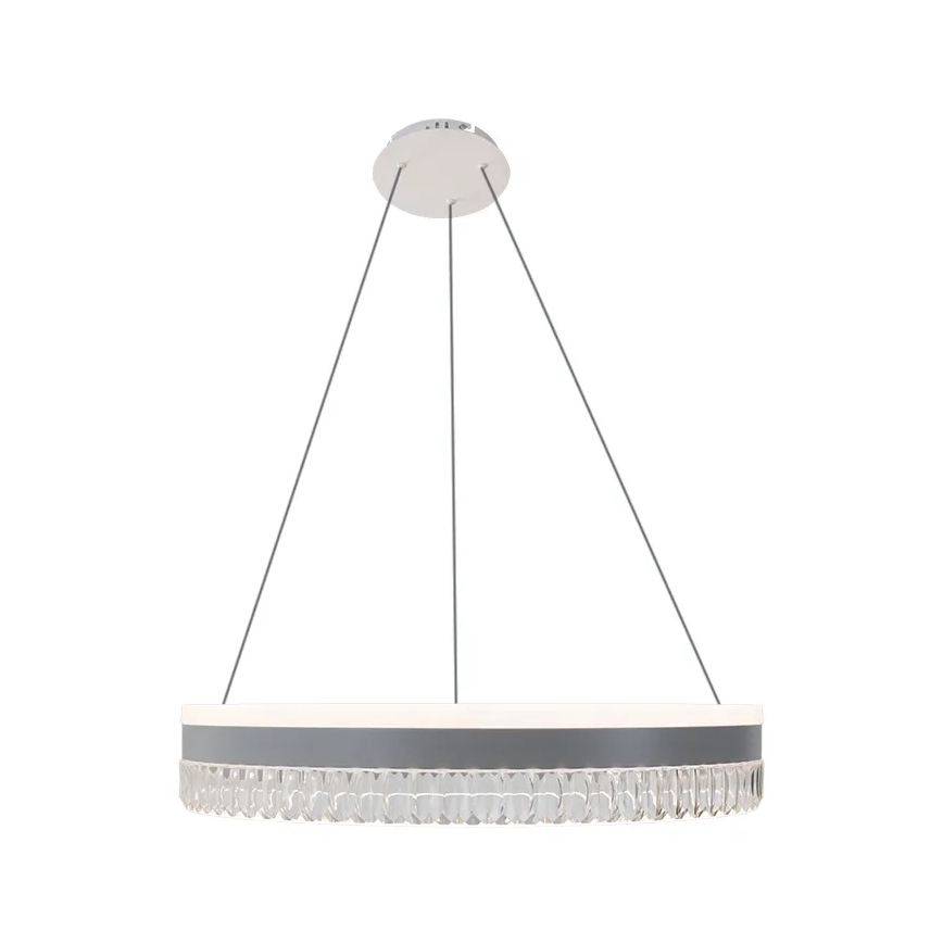 LED Prigušivi kristalni luster na sajli LED/80W/230V 3000-6500K bela + Daljinski upravljač