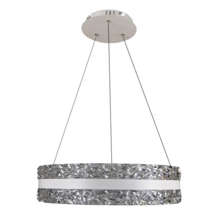 LED Prigušivi kristalni luster na sajli LED/80W/230V 3000-6500K bela + Daljinski upravljač