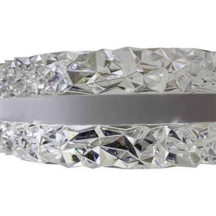 LED Prigušivi kristalni luster na sajli LED/80W/230V 3000-6500K bela + Daljinski upravljač