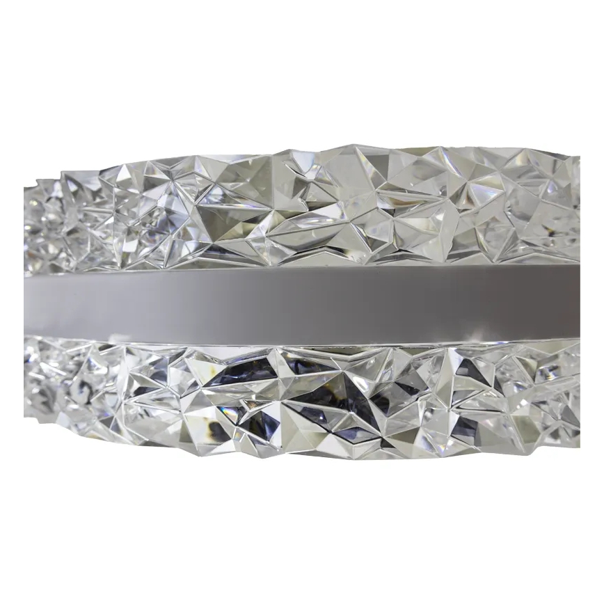 LED Prigušivi kristalni luster na sajli LED/80W/230V 3000-6500K bela + Daljinski upravljač