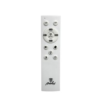 LED Prigušivi kristalni luster na sajli LED/80W/230V 3000-6500K crno + Daljinski upravljač