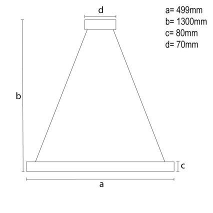 LED Prigušivi kristalni luster na sajli LED/80W/230V 3000-6500K crno + Daljinski upravljač