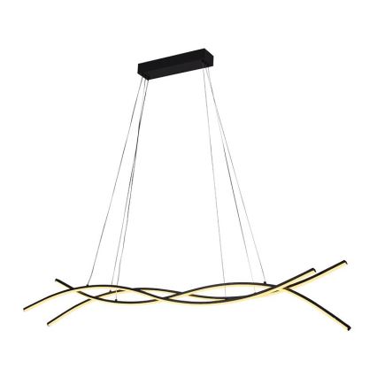 LED Prigušivi luster na sajli LED/80W/230V 3000-6500K + Daljinski upravljač