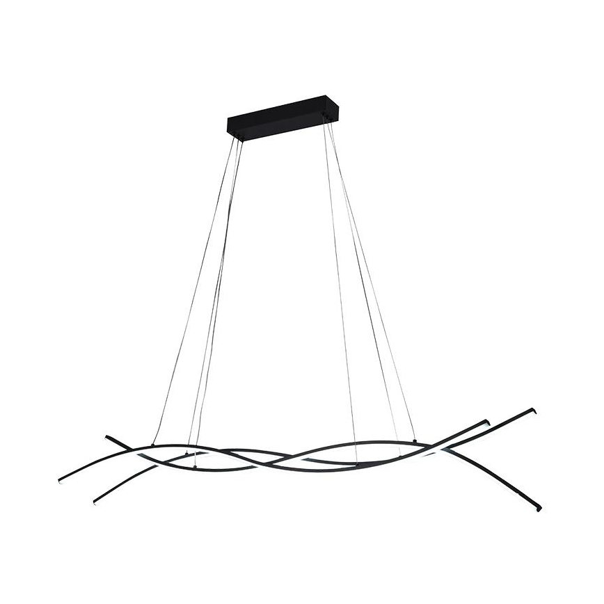 LED Prigušivi luster na sajli LED/80W/230V 3000-6500K + Daljinski upravljač