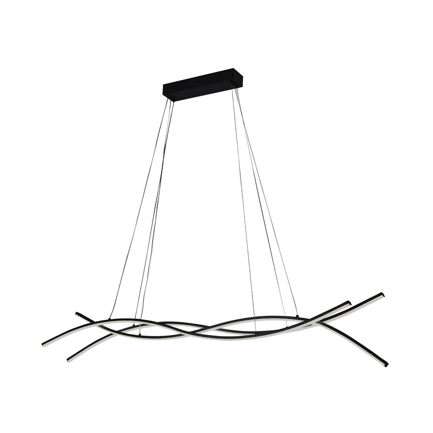 LED Prigušivi luster na sajli LED/80W/230V 3000-6500K + Daljinski upravljač