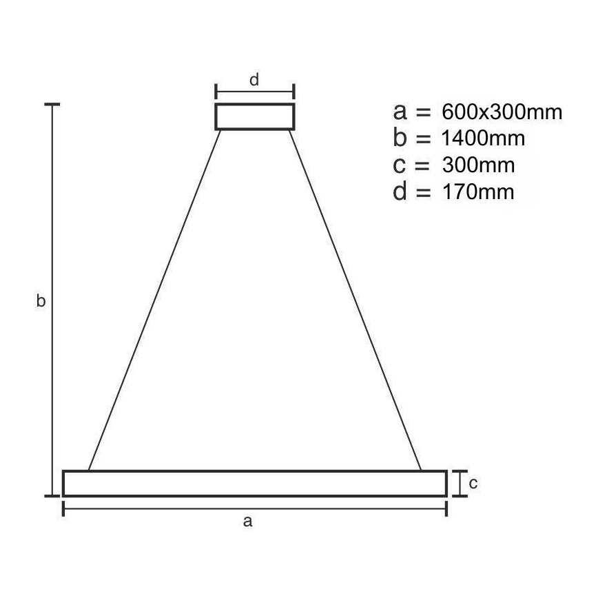 LED Prigušivi kristalni luster na sajli LED/80W/230V 3000-6500K zlatna + Daljinski upravljač
