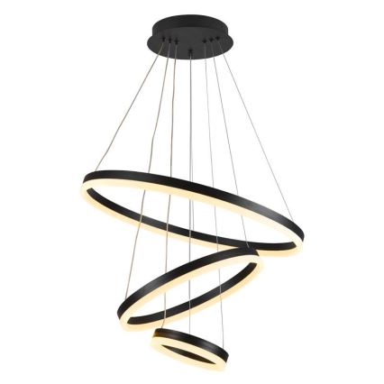 LED Prigušivi luster na sajli LED/85W/230V 3000-6500K pr. 60 cm + Daljinski upravljač