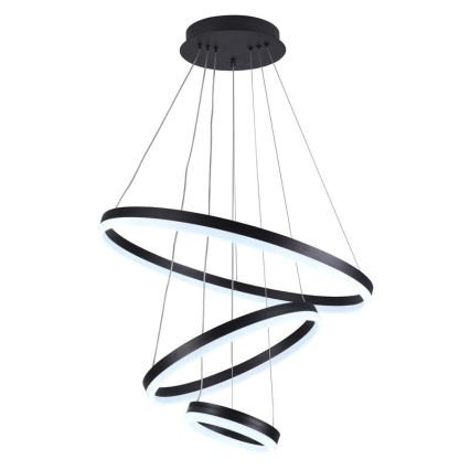 LED Prigušivi luster na sajli LED/85W/230V 3000-6500K pr. 60 cm + Daljinski upravljač