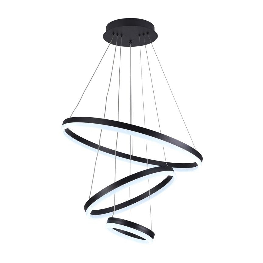 LED Prigušivi luster na sajli LED/85W/230V 3000-6500K pr. 60 cm + Daljinski upravljač
