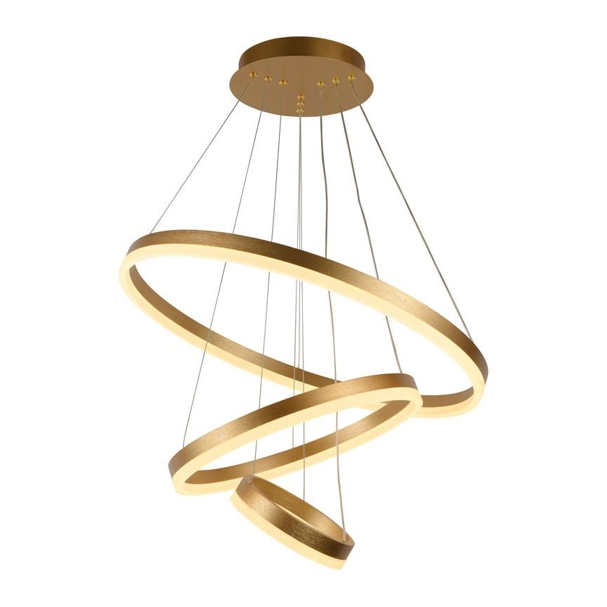 LED Prigušivi luster na sajli LED/85W/230V 3000-6500K pr. 60 cm + Daljinski upravljač
