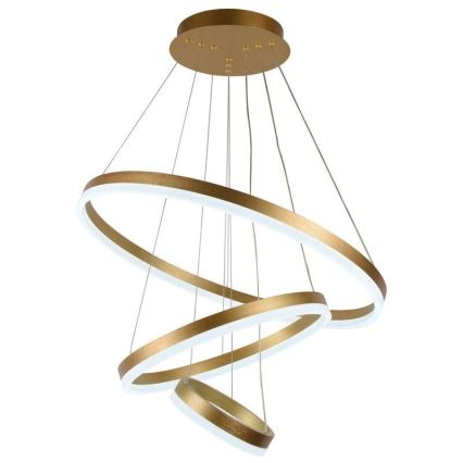 LED Prigušivi luster na sajli LED/85W/230V 3000-6500K pr. 60 cm + Daljinski upravljač