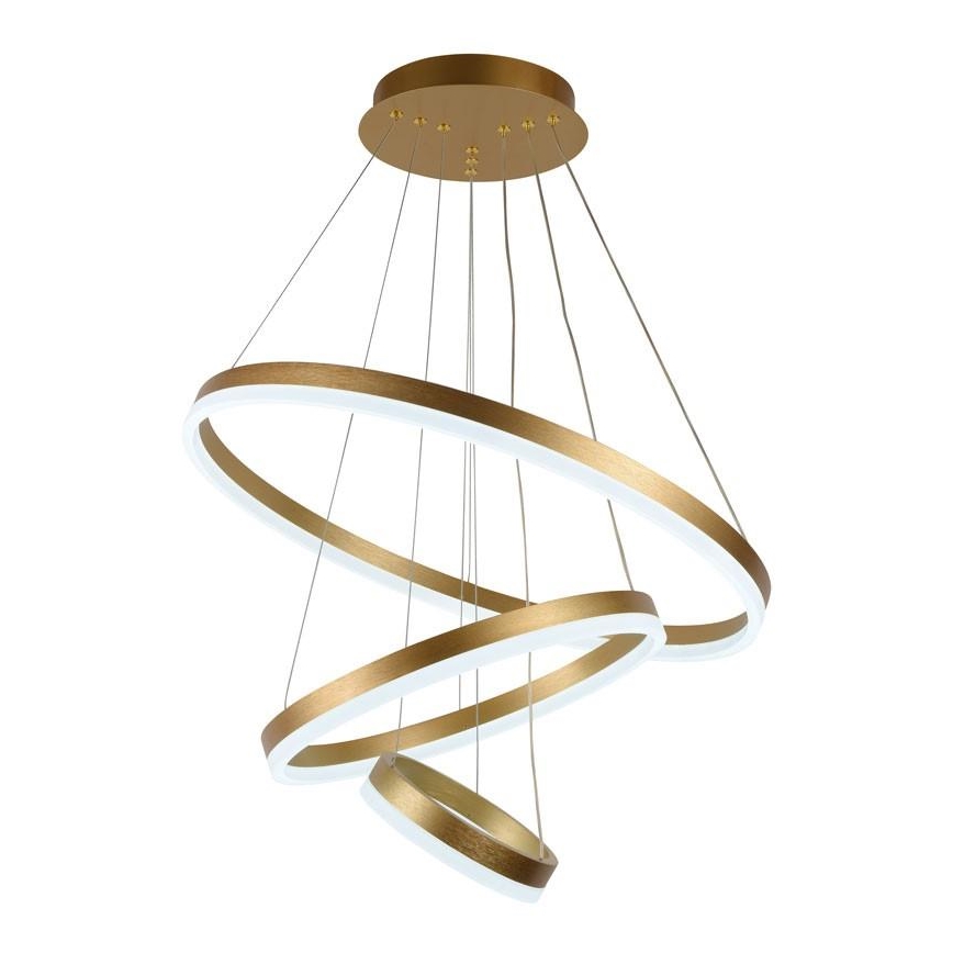 LED Prigušivi luster na sajli LED/85W/230V 3000-6500K pr. 60 cm + Daljinski upravljač