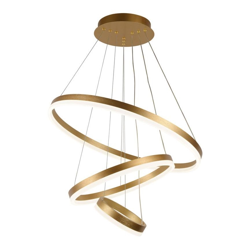 LED Prigušivi luster na sajli LED/85W/230V 3000-6500K pr. 60 cm + Daljinski upravljač