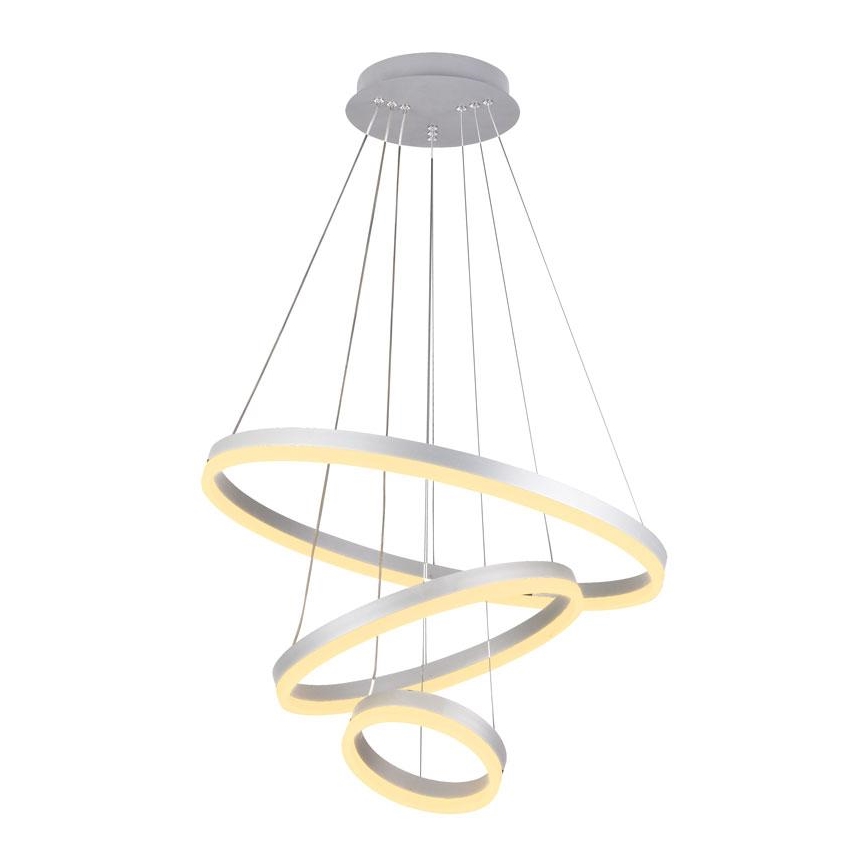 LED Prigušivi luster na sajli LED/85W/230V 3000-6500K pr. 60 cm pr. 60 cm + Daljinski upravljač