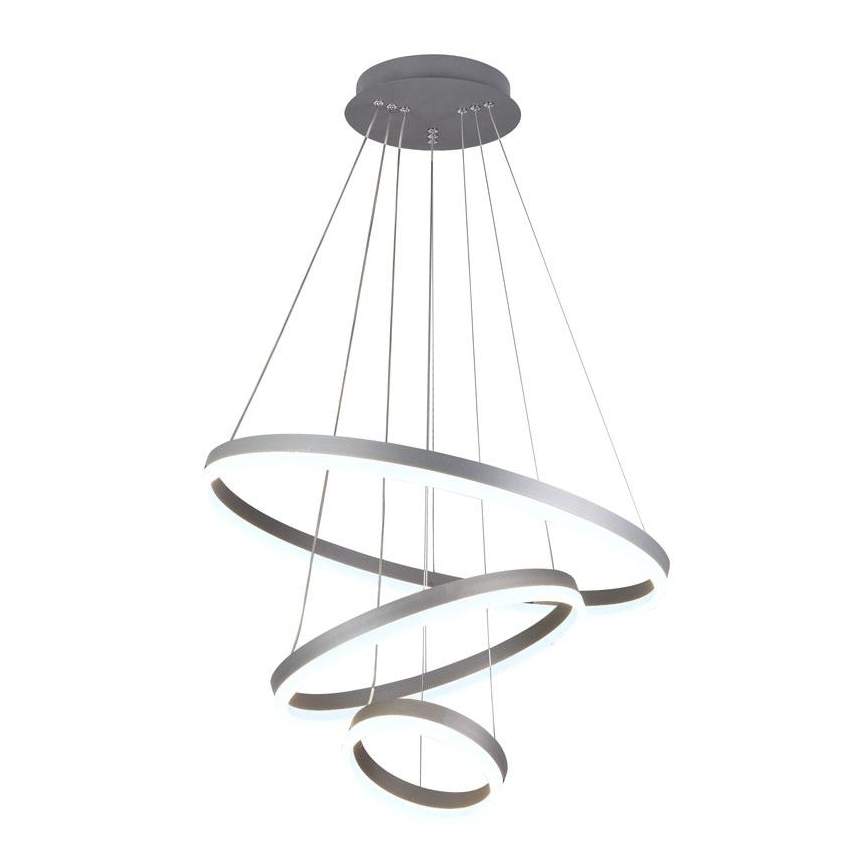 LED Prigušivi luster na sajli LED/85W/230V 3000-6500K pr. 60 cm pr. 60 cm + Daljinski upravljač