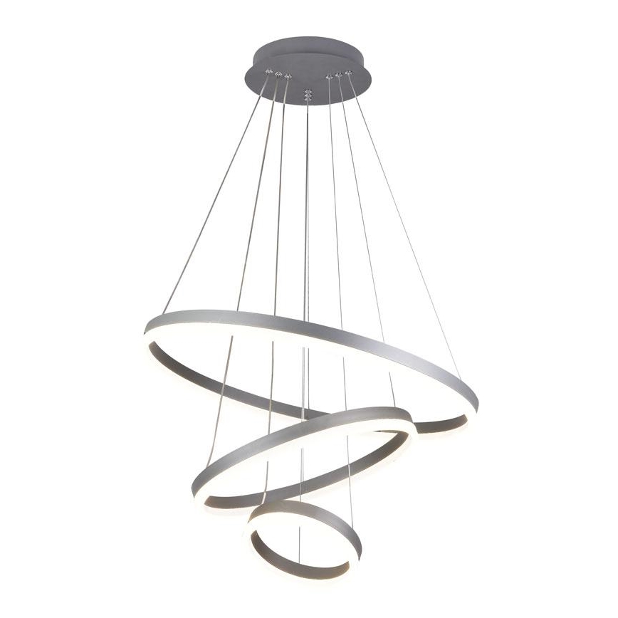 LED Prigušivi luster na sajli LED/85W/230V 3000-6500K pr. 60 cm pr. 60 cm + Daljinski upravljač