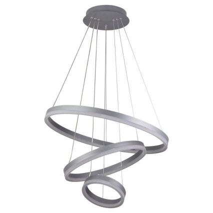 LED Prigušivi luster na sajli LED/85W/230V 3000-6500K pr. 60 cm pr. 60 cm + Daljinski upravljač