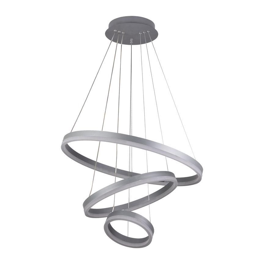 LED Prigušivi luster na sajli LED/85W/230V 3000-6500K pr. 60 cm pr. 60 cm + Daljinski upravljač