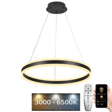 LED Prigušivi luster na sajli LED/85W/230V 3000-6500K + Daljinski upravljač