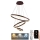 LED Prigušivi luster na sajli LED/85W/230V 3000-6500K + Daljinski upravljač