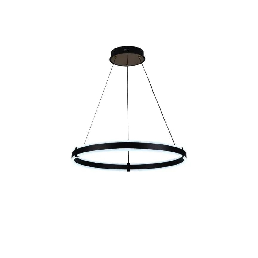 LED Prigušivi luster na sajli LED/85W/230V 3000-6500K + Daljinski upravljač