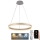 LED Prigušivi luster na sajli LED/85W/230V 3000-6500K pr. 60 cm + Daljinski upravljač