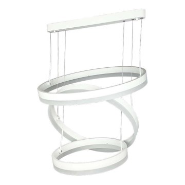 LED Prigušivi luster na sajli LED/86W/230V 3000K bela