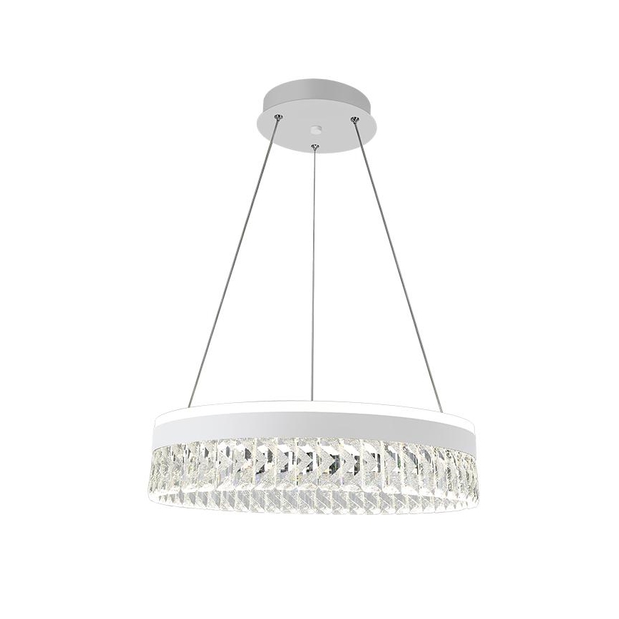 LED Prigušivi kristalni luster na sajli LED/90W/230V 3000-6500K bela + Daljinski upravljač