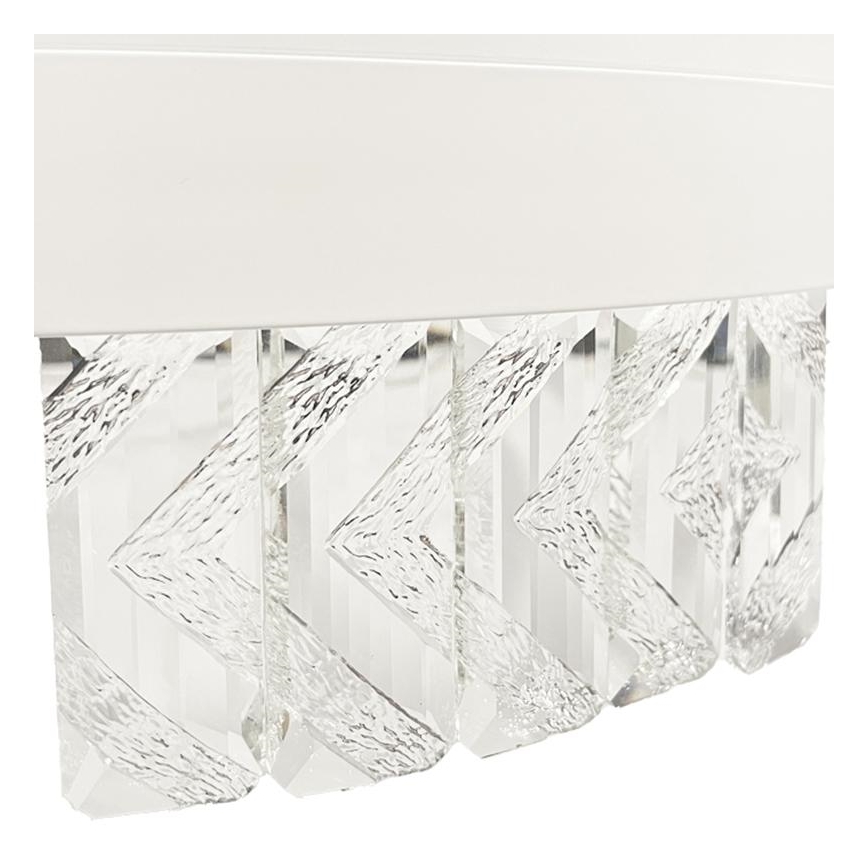 LED Prigušivi kristalni luster na sajli LED/90W/230V 3000-6500K bela + Daljinski upravljač